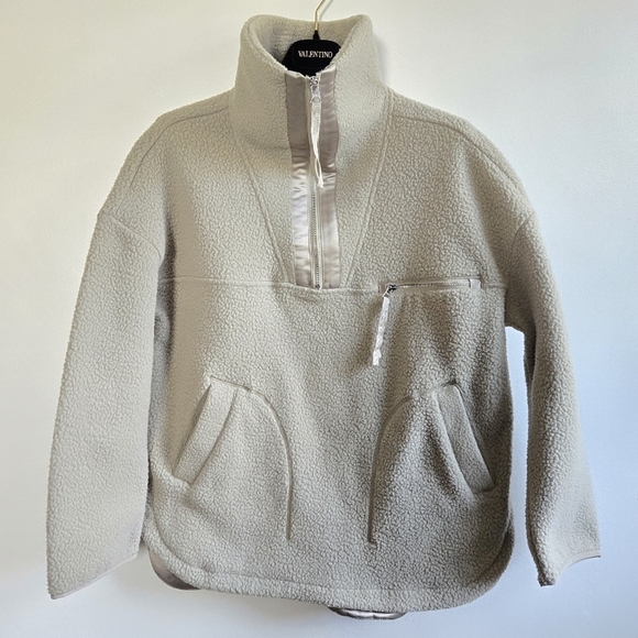 New VARLEY Daniel Oversized Fit Half Zip Pullover Seneca Rock Fleece Jacket NWT - Picture 10 of 12